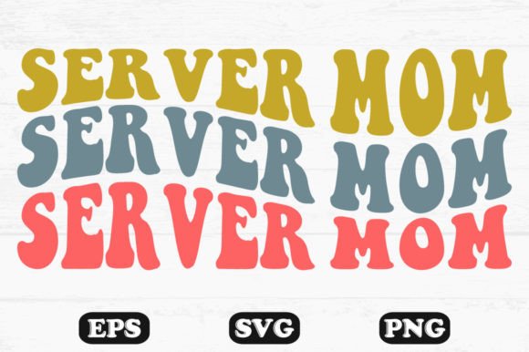 A Designer's Review of the Server Mom Retro Wavy SVG