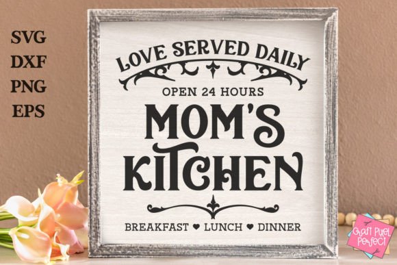 A Designer’s Review of the Mom Kitchen Sign SVG