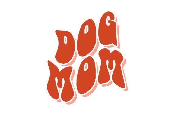 A Groovy Retro Design for Dog Mom Projects