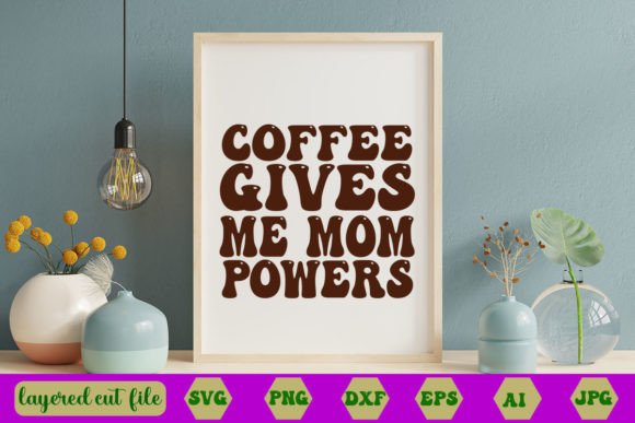 A Retro Coffee Design for Embroidery Project Power