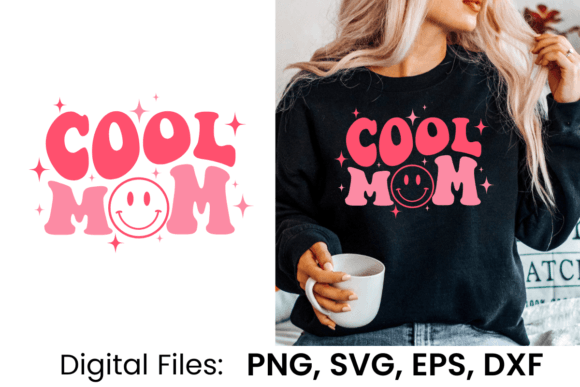 Decoding the Cool Mom Retro Groovy SVG for Embroidery