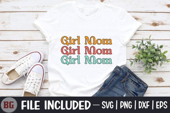 How 'Girl Mom' Retro Embroidery Works in Real Projects