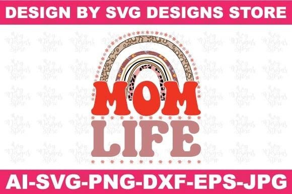 Mom Life Christmas: A Warm Holiday Embroidery Design