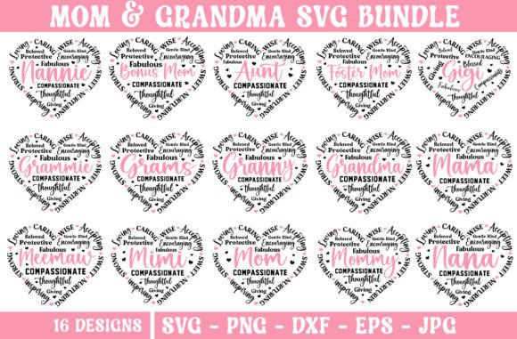 My Honest Review of the Heart Shape Mom & Grandma SVG Bundle